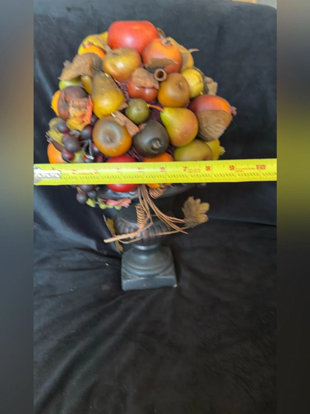 Decorative Faux Fruit Topiary Pair - Multicolor